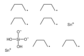 dihydroxy-bis(tributylstannyloxy)silane Structure