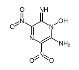 1-hydroxy-6-imino-3,5-dinitropyrazin-2-amine Structure