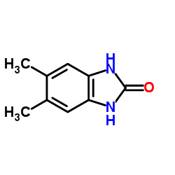 5,6-二甲基-2-苯并咪唑啉酮结构式