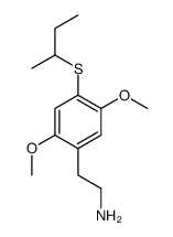 2-(4-butan-2-ylsulfanyl-2,5-dimethoxyphenyl)ethanamine结构式