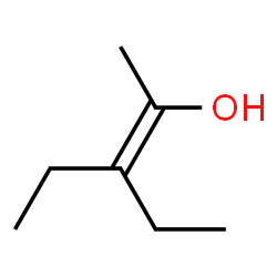 2-Penten-2-ol, 3-ethyl- (9CI)结构式