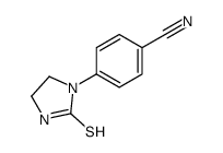 4-(2-sulfanylideneimidazolidin-1-yl)benzonitrile Structure