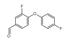 3-fluoro-4-(4-fluorophenoxy)benzaldehyde结构式