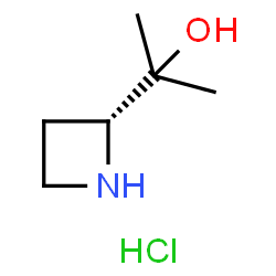 2-[(2R)-azetidin-2-yl]propan-2-ol hydrochloride结构式