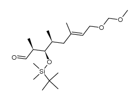 (2S,3R,4S,E)-3-((tert-butyldimethylsilyl)oxy)-8-(methoxymethoxy)-2,4,6-trimethyloct-6-enal Structure
