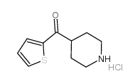Piperidin-4-yl(thiophen-2-yl)methanone hydrochloride Structure