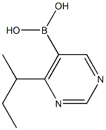 4-(sec-Butyl)pyrimidine-5-boronic acid structure