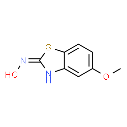 2(3H)-Benzothiazolone,5-methoxy-,oxime(9CI) structure