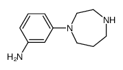 3-[1,4]二氮杂烷-1-苯胺结构式