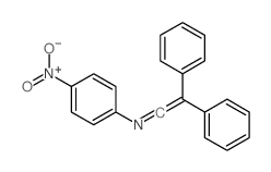 Benzenamine,N-(2,2-diphenylethenylidene)-4-nitro-结构式