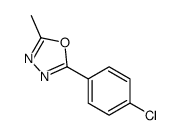 2-(4-Chlorophenyl)-5-methyl-1,3,4-oxadiazole Structure