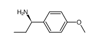 Benzenemethanamine, alpha-ethyl-4-methoxy-, (alphaR)- (9CI)结构式