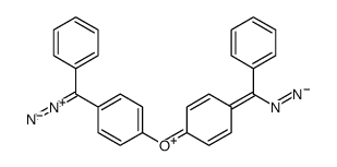 1-[diazo(phenyl)methyl]-4-[4-[diazo(phenyl)methyl]phenoxy]benzene结构式