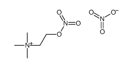 trimethyl(2-nitrooxyethyl)azanium,nitrate结构式