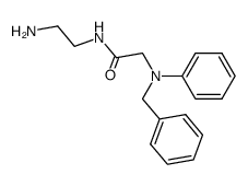 N-(2-AMINO-ETHYL)-2-(BENZYL-PHENYL-AMINO)-ACETAMIDE MALEATE Structure