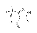 3-TRIFLUOROMETHYL-5-METHYL-4-(NITRO)PYRAZOLE Structure