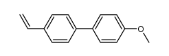 methyl-(4'-vinyl-biphenyl-4-yl)-ether Structure