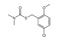 Dimethyl-thiocarbamic acid S-(5-chloro-2-methoxy-benzyl) ester Structure