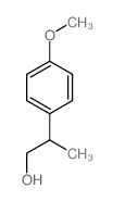 Benzeneethanol,4-methoxy-b-methyl-结构式
