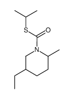 S-isopropyl-1-(5-ethyl-2-methyl-piperidine) carbothioate结构式