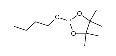 2-butoxy-4,4,5,5-tetramethyl-[1,3,2]dioxaphospholane结构式