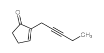2-(2-Pentynyl)-2-cyclopentenone Structure