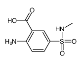 2-amino-5-(methylsulphamoyl)benzoic acid Structure