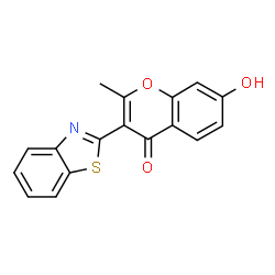 3-(1,3-Benzothiazol-2-yl)-7-hydroxy-2-methyl-4H-chromen-4-one structure