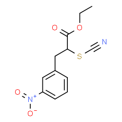 ethyl 3-(3-nitrophenyl)-2-thiocyanatopropanoate picture