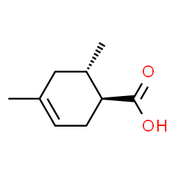 3-Cyclohexene-1-carboxylic acid, 4,6-dimethyl-, trans- (8CI,9CI) structure