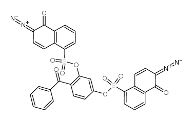 4-Benzoyl-1,3-phenylene bis(6-diazo-5,6-dihydro-5-oxonaphthalene-1-sulphonate) picture