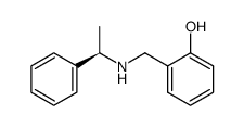N-(2-hydroxybenzyl)-(R)-α-methylbenzylamine Structure