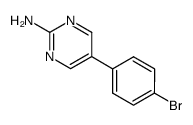 5-(4-bromo-phenyl)-pyrimidin-2-ylamine Structure