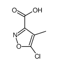 3-Isoxazolecarboxylicacid,5-chloro-4-methyl-(7CI,9CI) Structure