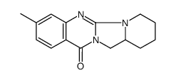 7,8,9,10,10a,11-Hexahydro-3-methyl-13H-pyrido[1',2':3,4]imidazo[2,1-b]quinazolin-13-one结构式