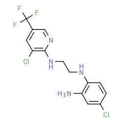 4-CHLORO-N1-(2-([3-CHLORO-5-(TRIFLUOROMETHYL)-2-PYRIDINYL]AMINO)ETHYL)-1,2-BENZENEDIAMINE structure