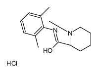 (R)-(-)-Mepivacaine monohydrochloride结构式