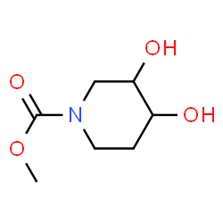 1-Piperidinecarboxylic acid,3,4-dihydroxy-,methyl ester picture