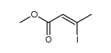 (Z)-β-Iodo-β-methyl methyl acrylate Structure