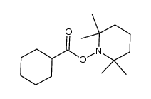 2,2,6,6-tetramethylpiperidin-1-yl cyclohexanecarboxylate结构式
