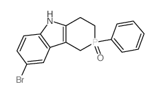 8-bromo-2-phenyl-1,3,4,5-tetrahydrophosphinino[4,3-b]indole 2-oxide Structure