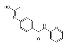 4-acetamido-N-pyridin-2-ylbenzamide结构式