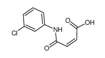 4-(3-CHLOROANILINO)-4-OXOBUT-2-ENOIC ACID structure