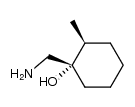 (+/-)-1-aminomethyl-2t-methyl-cyclohexan-r-ol结构式