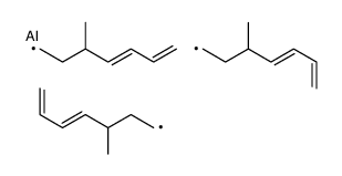 tris(3-methylhepta-4,6-dienyl)alumane结构式