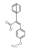 1-methoxy-4-(2-nitro-2-phenyl-ethenyl)benzene Structure