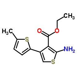 Ethyl 5'-amino-5-methyl-2,3'-bithiophene-4'-carboxylate图片