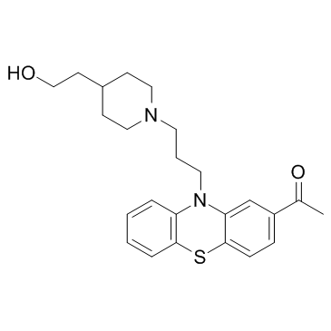 Piperacetazine Structure