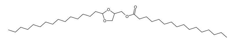 4-hexadecanoyloxymethyl-2-pentadecyl-[1,3]dioxolane Structure