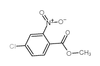 Benzoic acid,4-chloro-2-nitro-, methyl ester Structure